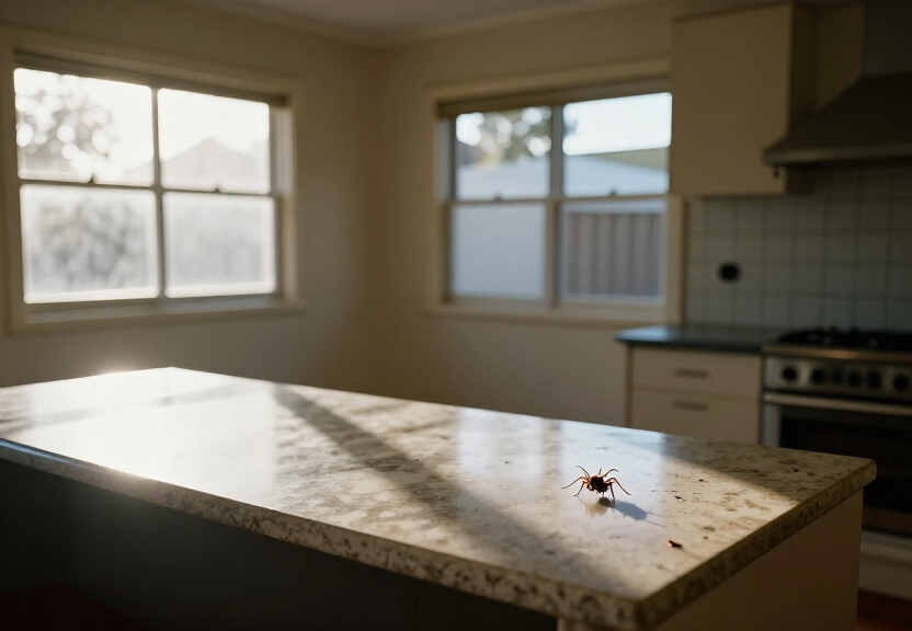 Ant infestation in a St Peters office before treatment